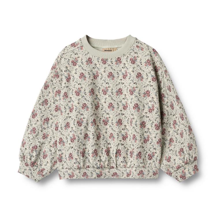 Sweatshirt aus Bio-Baumwolle mit Print von WHEAT