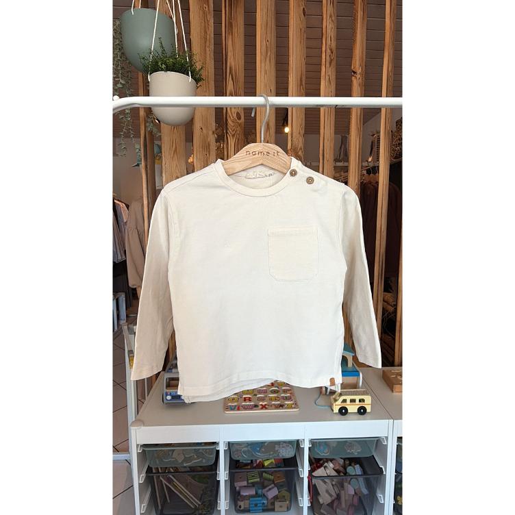 Pre Loved Oberteil von Lil` Atelier I Cream Beige I Gr. 104