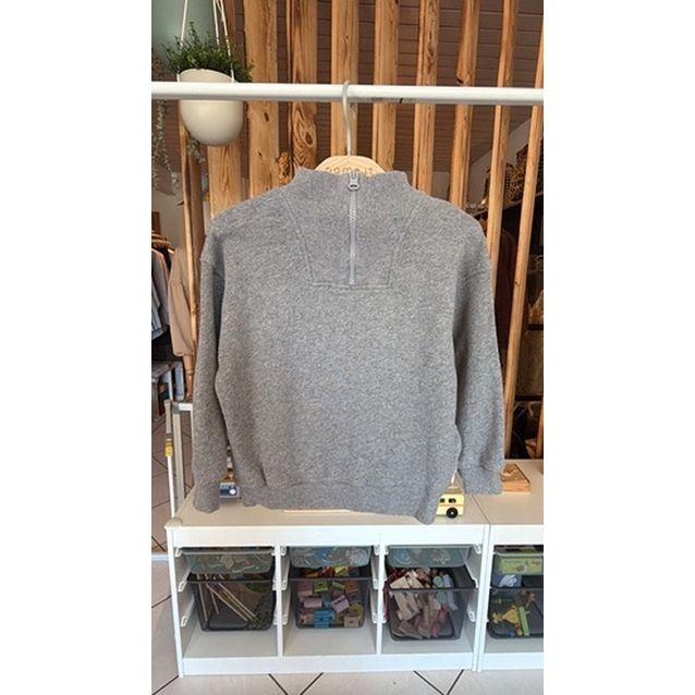 Pre Loved Strickpullover von My Little Cozmo I Grau Melange I Gr. 104