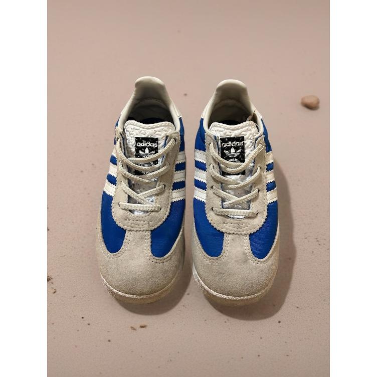 Pre-Loved adidas Originals Sneaker SL 72 RS | Grau & Blau | Grösse: 27