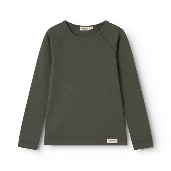 MarMar Copenhagen Base Tee LS – Langarmshirt Baselayer in Hunter, atmungsaktiv & nachhaltig
