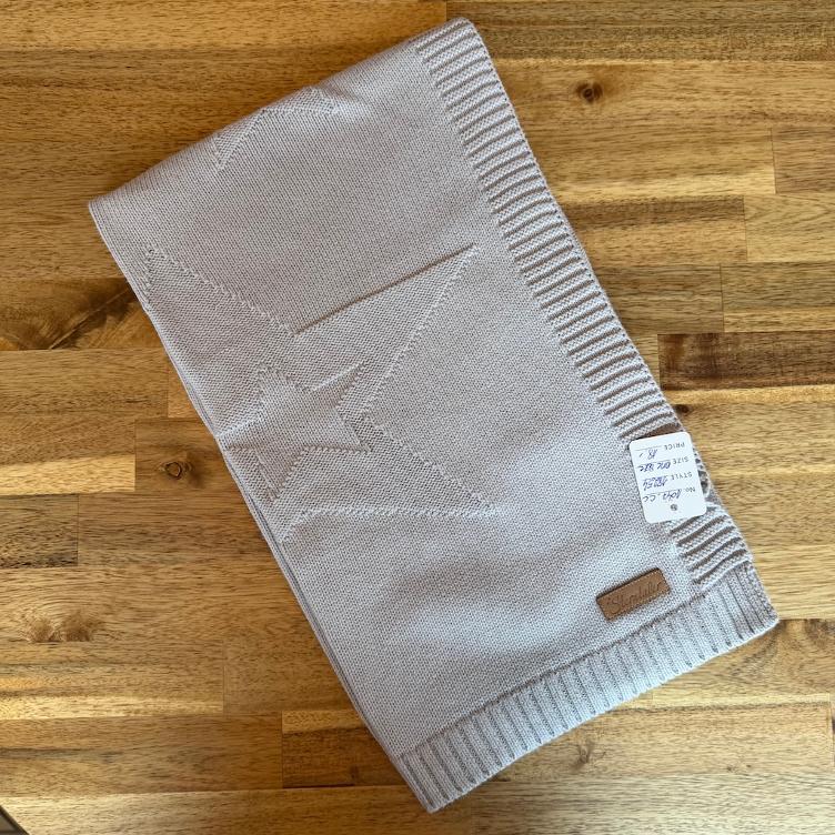 Pre Loved Babydecke von Sterntaler I Hellgrau mit Sternen