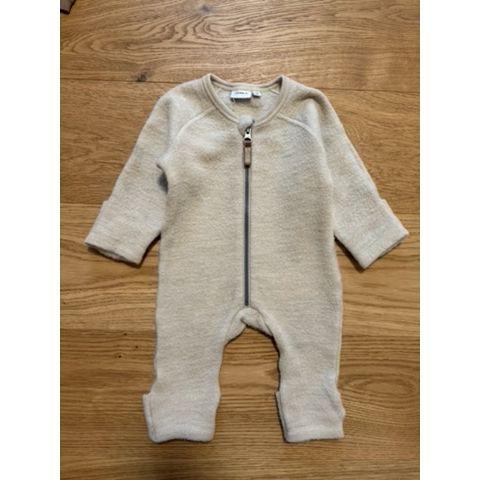 Pre-Loved Merino Overall von Name It | Beige | Grösse: 56