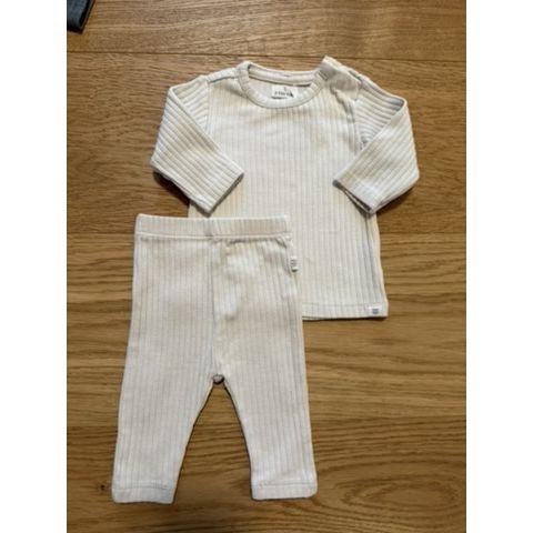 Pre-Loved Set Oberteil & Leggings – Tiny Story I Hellbeige I Grösse 50