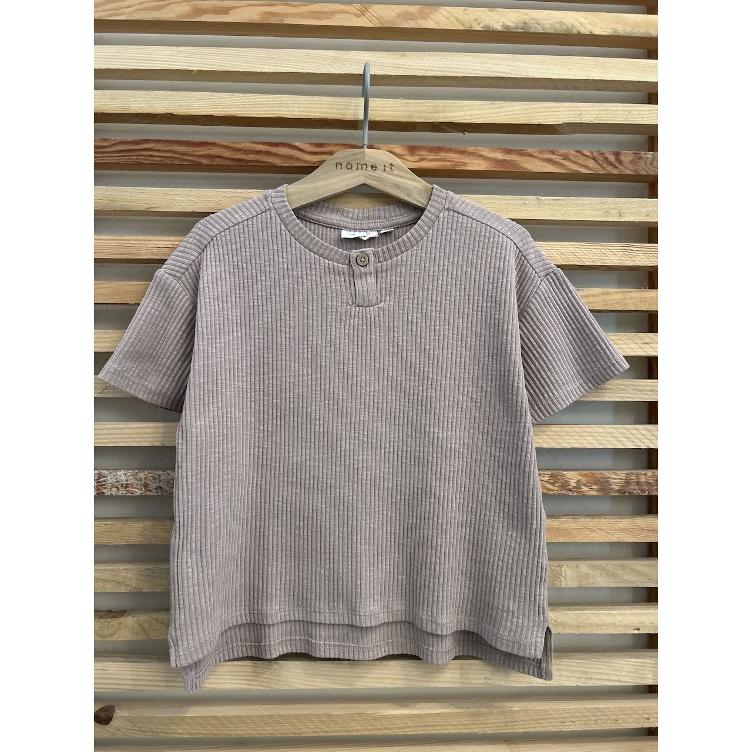 Pre-Loved Lil’ Atelier Geripptes T-Shirt I Grösse 110