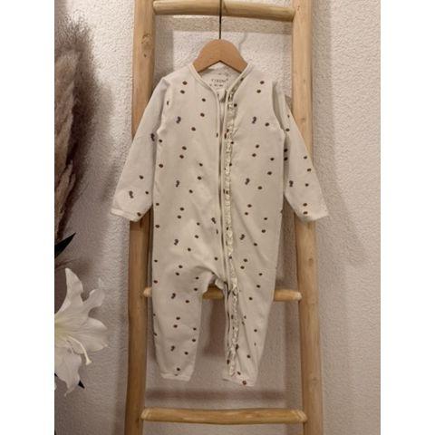 *Pre-Loved Schlafanzug von Fixoni | Weiss mit Print | Grösse: 86