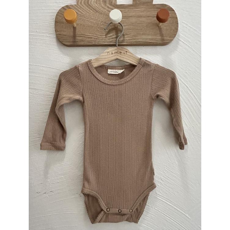 Pre‑Loved Langarm-Body von Lil’ Atelier | Grösse: 74