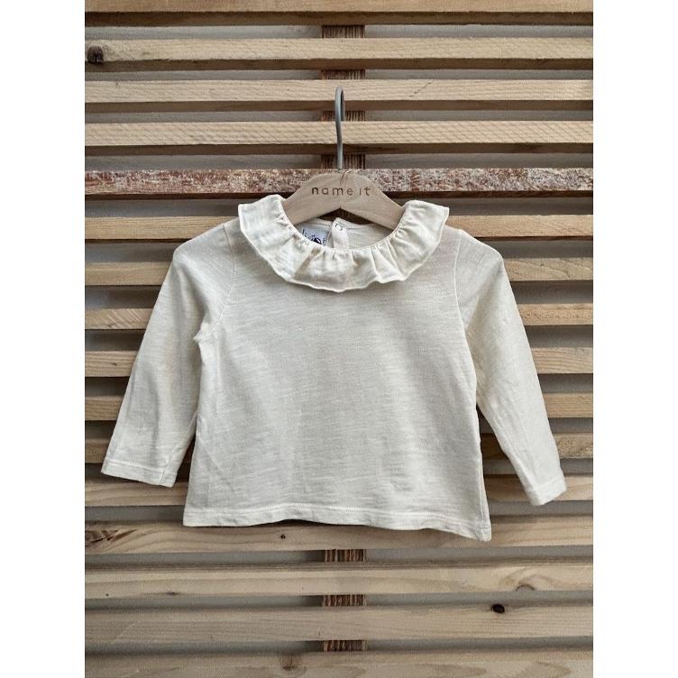 Pre‑Loved Longsleeve-Oberteil von Petit Bateau | Kleidergrösse: 86n-Kleid von BabyOne | Grösse: 80