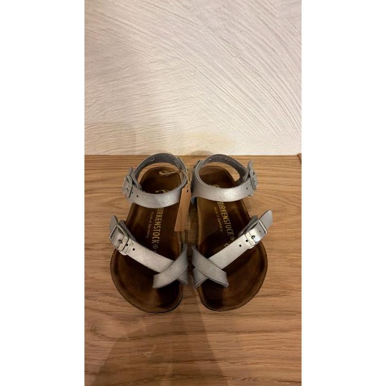 Pre Loved Sandalen von Birkenstock I Silbergrau I Gr. 24