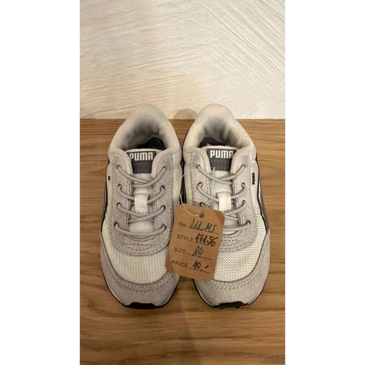 Pre Loved Schuhe von Puma I Hellgrau/Weiss I Gr. 24