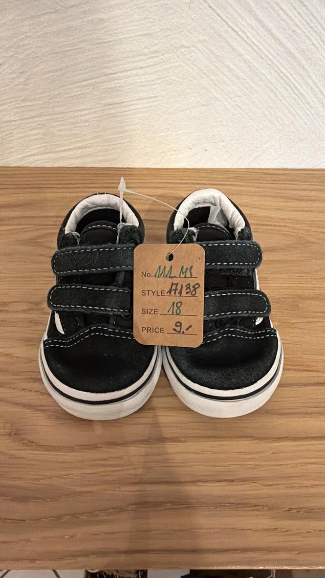 Pre Loved Schuhe von VANS I Schwarz I Gr. 18 - 1