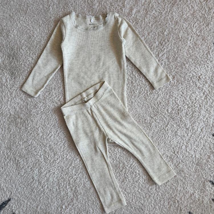 Pre Loved Set von Name It I Beige Melange I Gr. 74