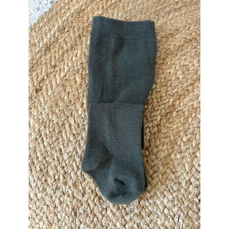 Pre-Loved Strumpfhose von Name it | Olivegrün | Grösse: 50/56