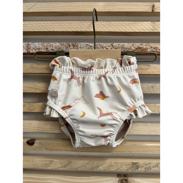 Pre-Loved UV Baby Badehose `Manilla` von Liewood | Farbe: Dream/Ecru | Grösse: 68