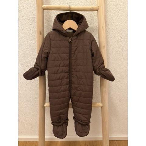 Pre-Loved Baby Snowsuit von Fixoni | Braun | Grösse: 68