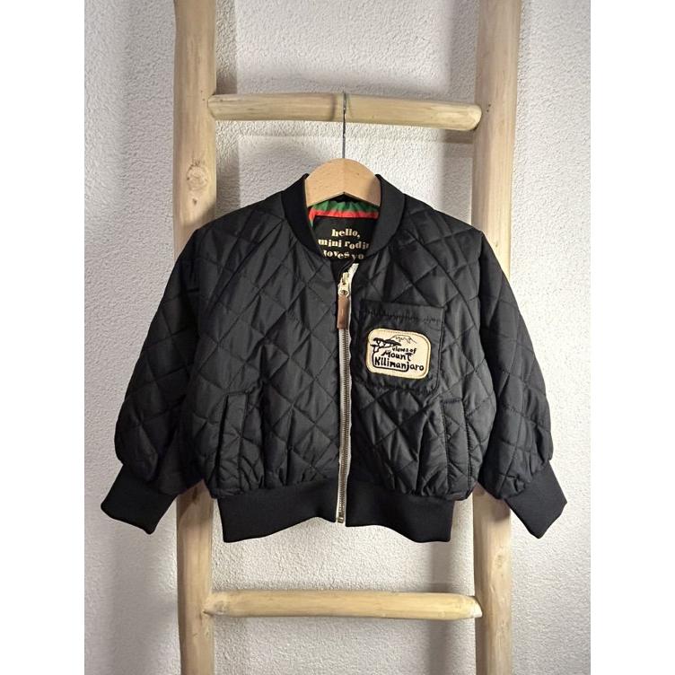 Pre-Loved Mini Rodini Bomberjacke | Schwarz | Grösse 92/98