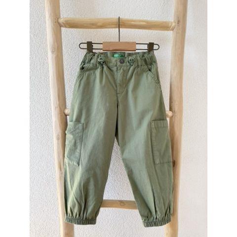 Pre-Loved Cargo Pants von United Colors of Benetton I Grüne Olive I Grösse 104