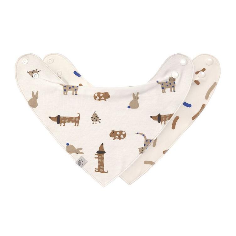 Lässig 2er Bandana Little Mateys Royal blue