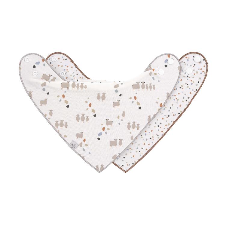 Lässig 2er Bandana Tiny Sheep blue