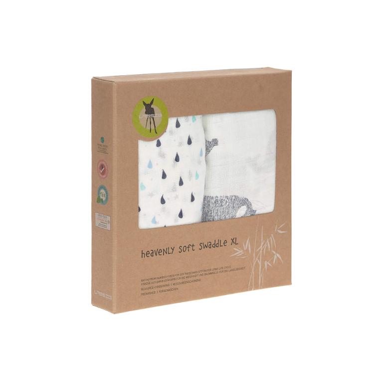 Heavenly soft Swaddle 2 Pack Wal Lässig - 3