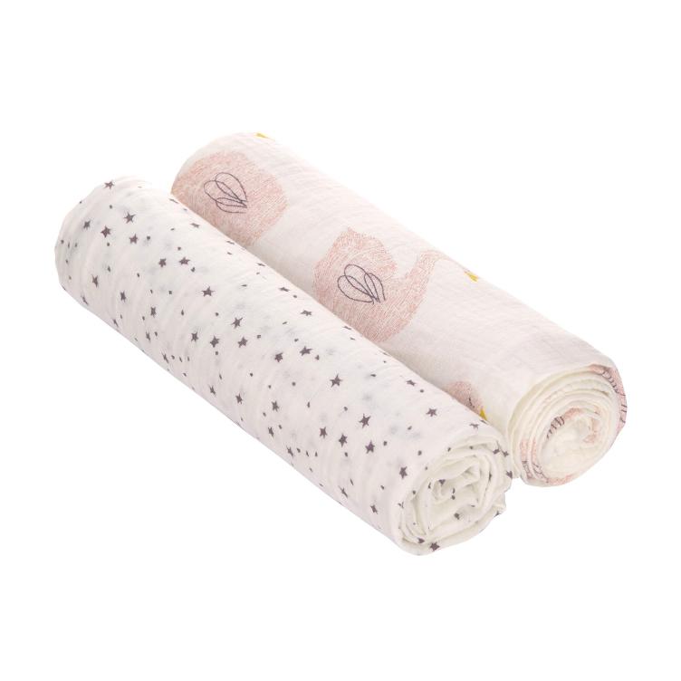 Heavenly soft Swaddle 2 Pack Schwan Lässig - 2