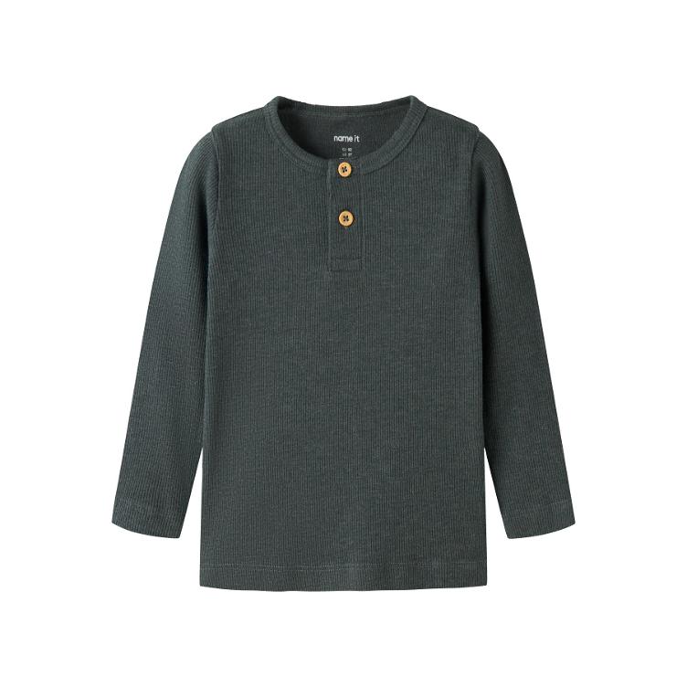 NAME IT Langarm Top – Urban Chic Melange