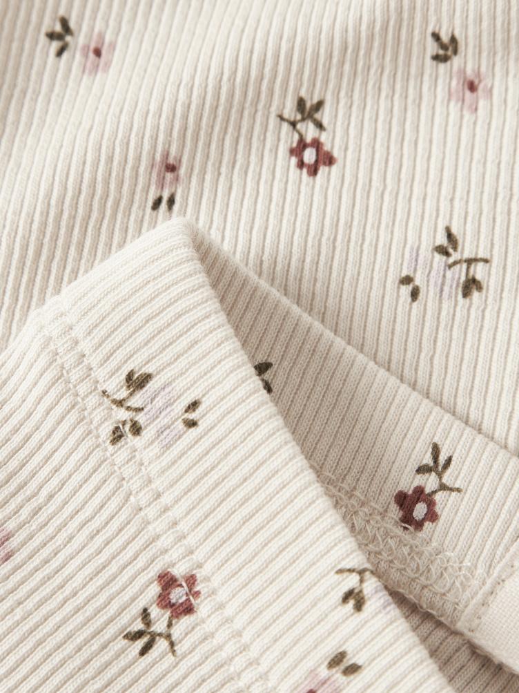 Lil’ Atelier BABY Leggings – Turtledove Floral - 2