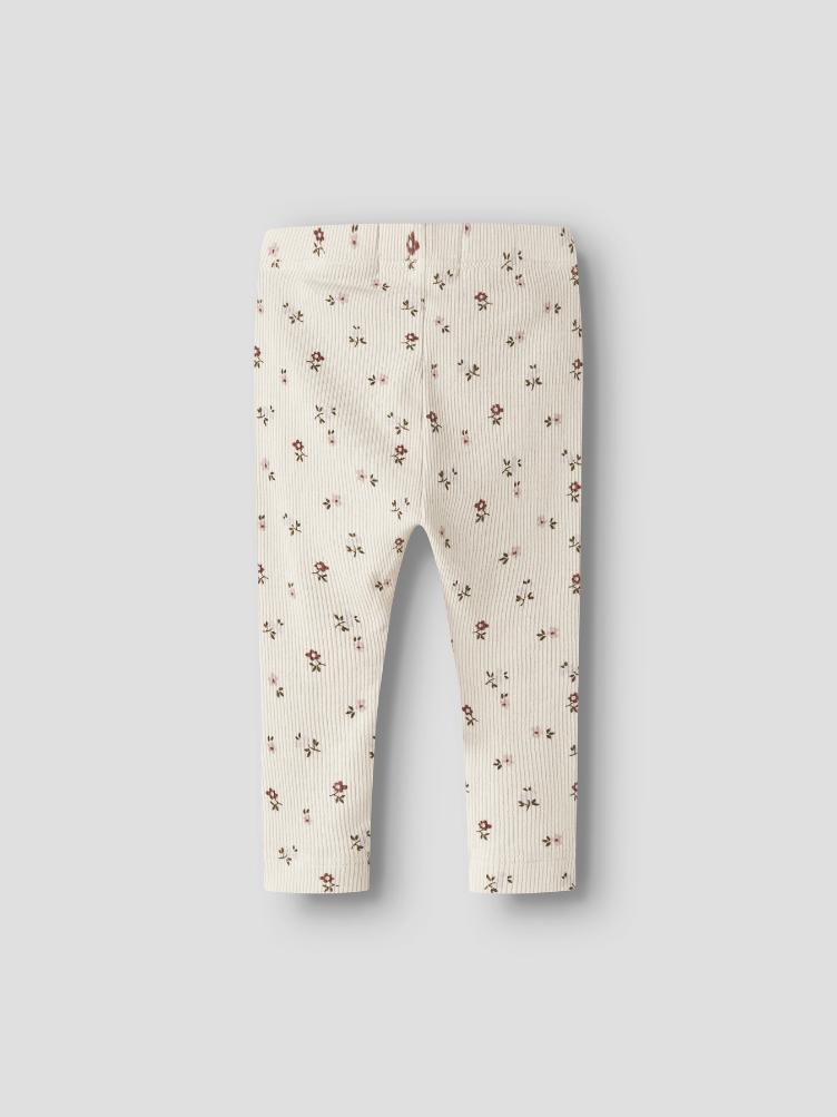 Lil’ Atelier BABY Leggings – Turtledove Floral - 3
