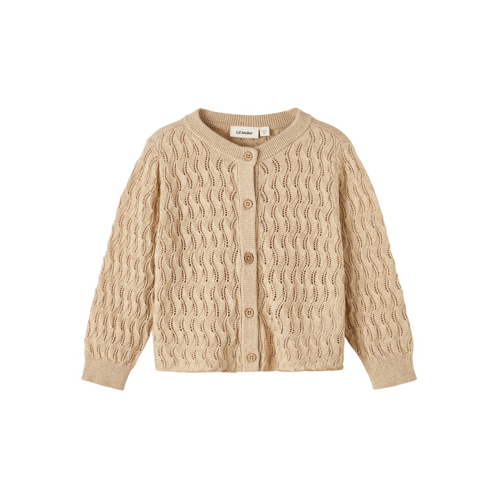 Produktbild von NAME IT Strickjacke Für Mädchen – Aus Bio-Baumwolle, Lässig Und Warm