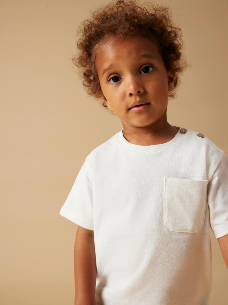 Jungen T-Shirt aus recycelter Baumwolle – Regular Fit Lil’ Atelier - 4