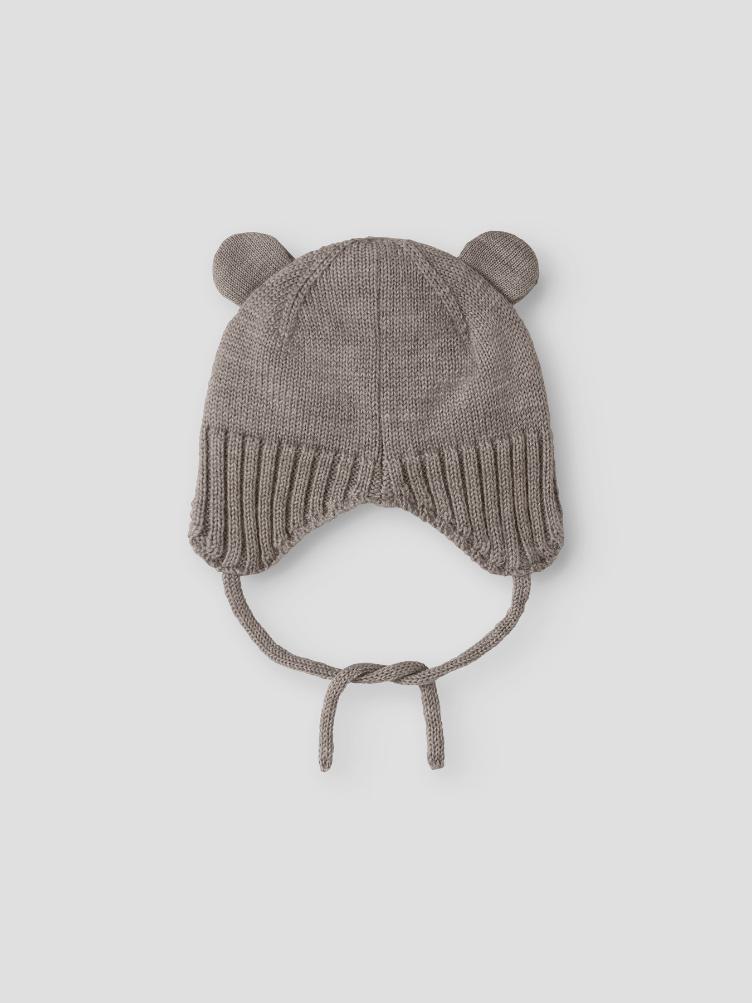NAME IT Baby Mütze aus 100 % Merinowolle – Satellite - 0