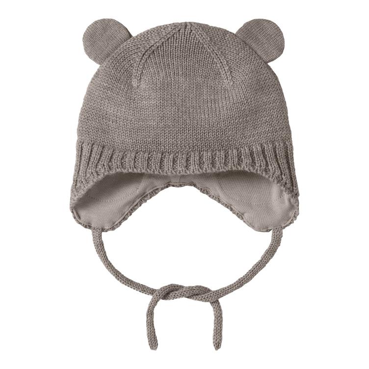 NAME IT Baby Mütze aus 100 % Merinowolle – Satellite