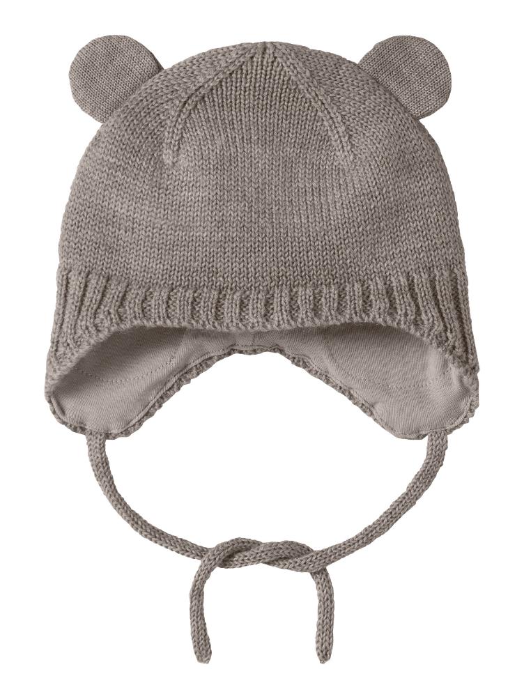NAME IT Baby Mütze aus 100 % Merinowolle – Satellite - 2