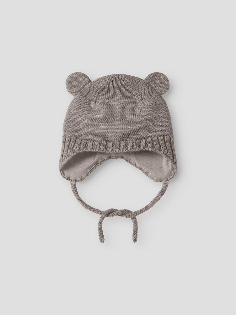 NAME IT Baby Mütze aus 100 % Merinowolle – Satellite - 3