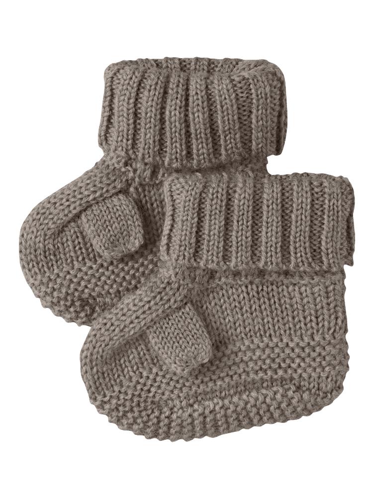 NAME IT Baby Baby Booties aus 100 % Merinowolle – Satellite - 1