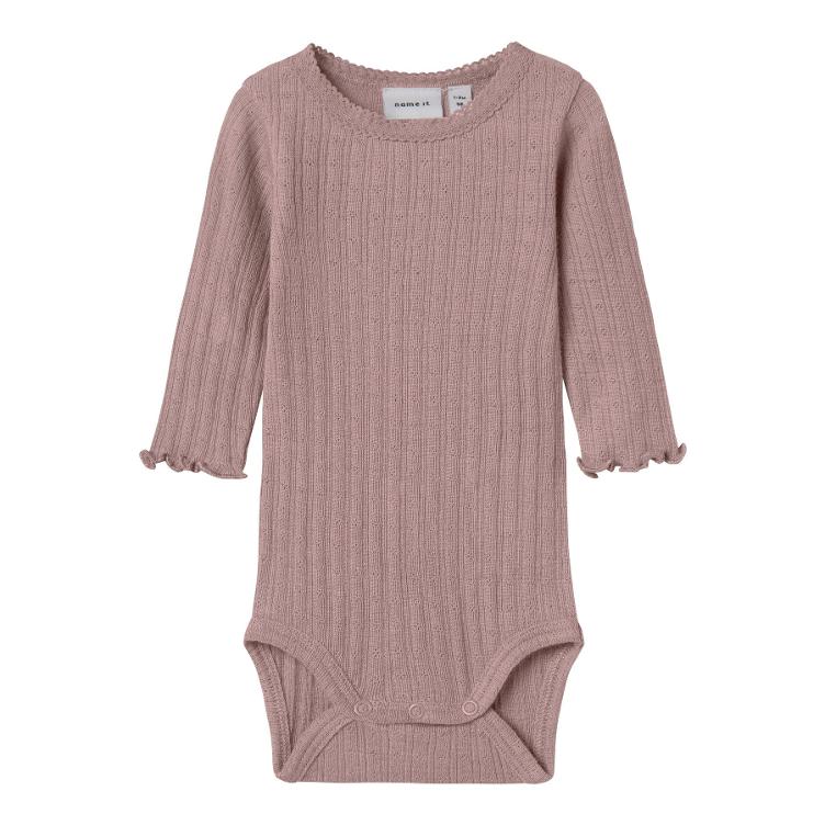 Babybody aus Merinowolle & Seide - Name It