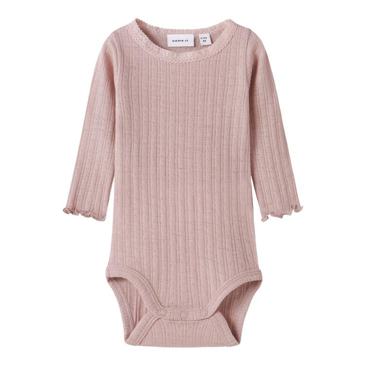 Babybody aus Merinowolle & Seide - Name It