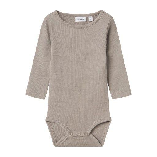 Babybody aus Merinowolle & Seide - Name It