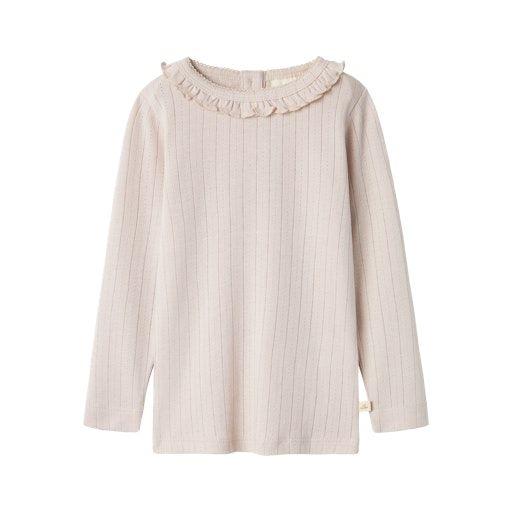 SALE I Lil’ Atelier Langarmshirt aus Rippenstrick