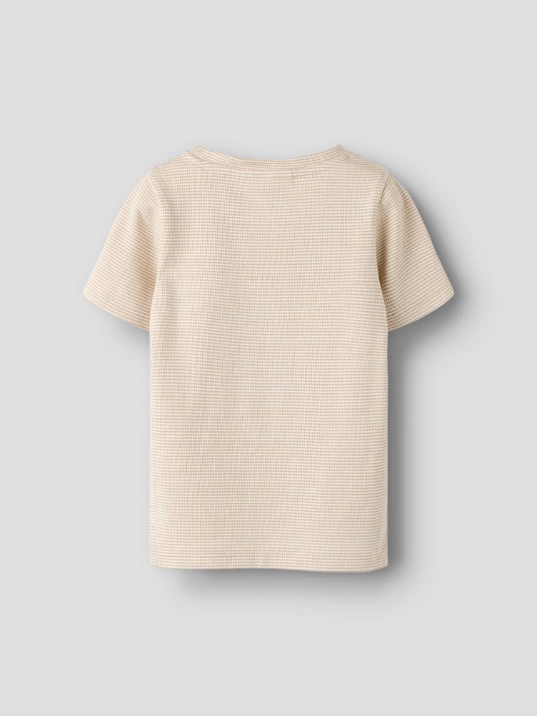 Lil’ Atelier Kinder T-Shirt Feng – Oxford Tan - 2