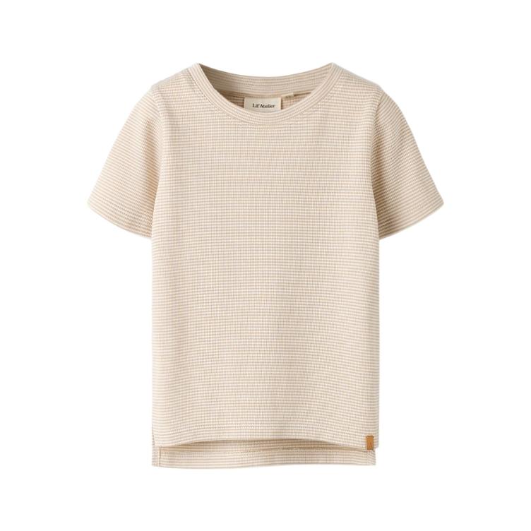 Lil’ Atelier Kinder T-Shirt Feng – Oxford Tan