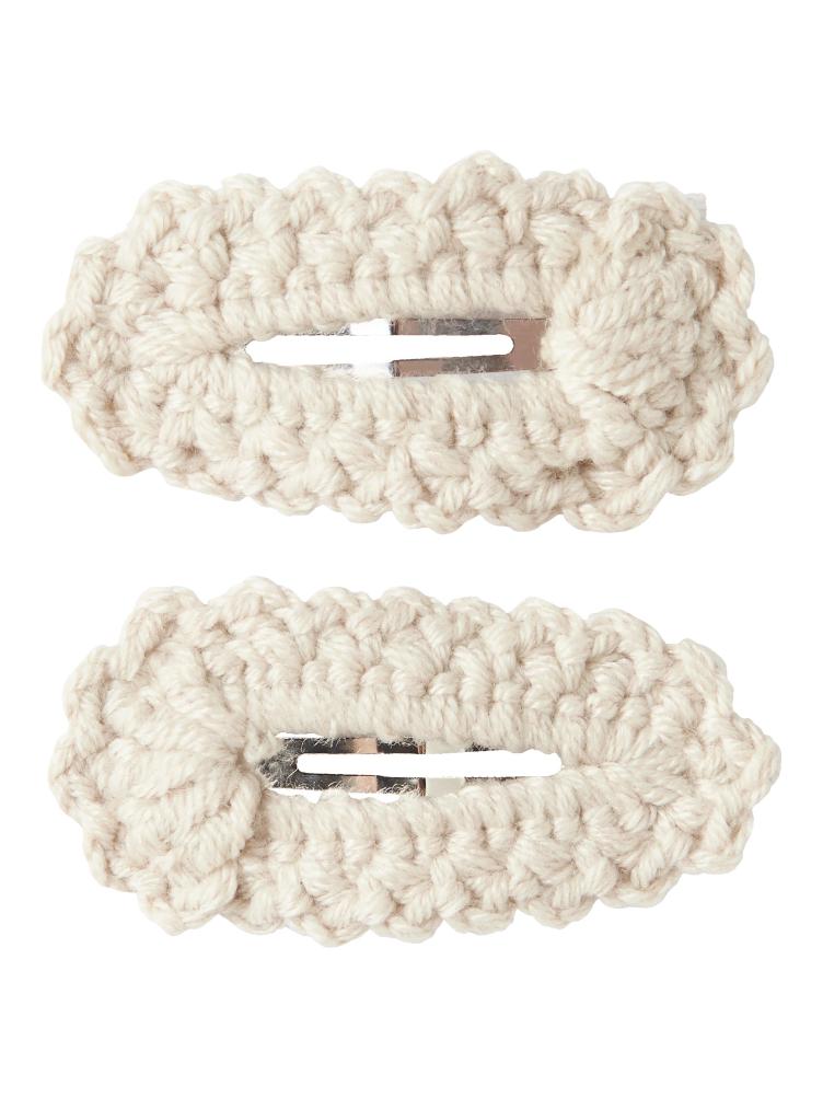 Lil’ Atelier Haarspangen 2er-Pack – White Turtledove - 0