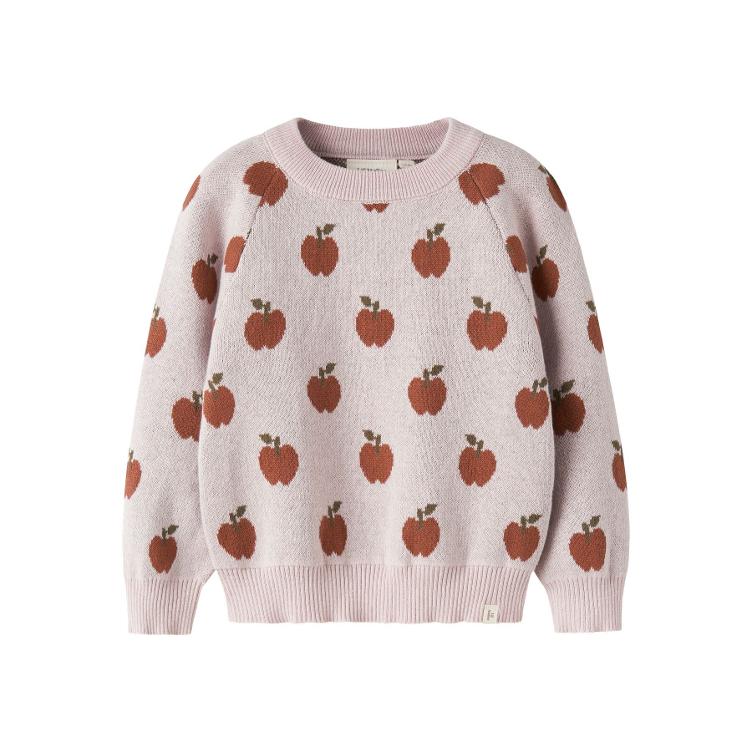 Lil’ Atelier Strickpullover – Hushed Violet