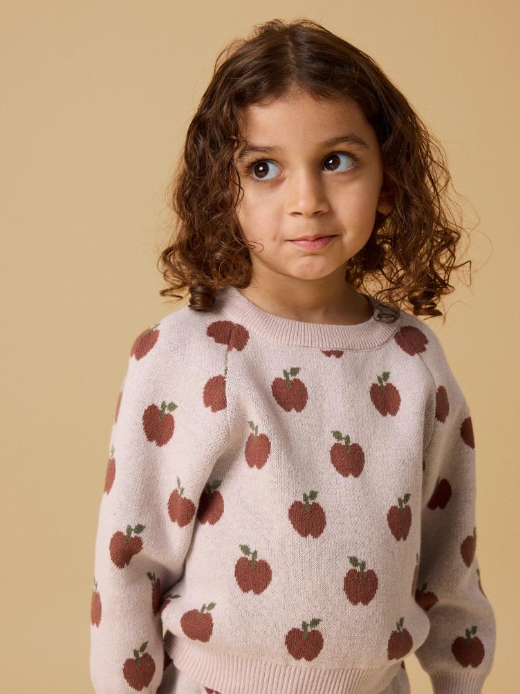 Lil’ Atelier Strickpullover – Hushed Violet - 1