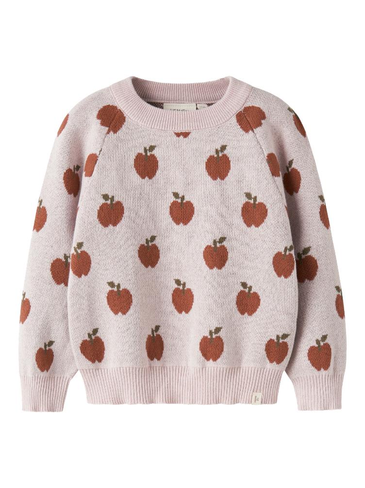 Lil’ Atelier Strickpullover – Hushed Violet - 4