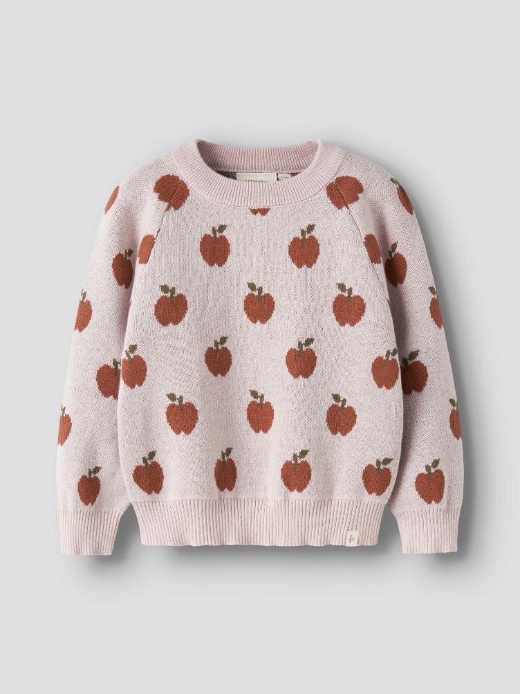 Lil’ Atelier Strickpullover – Hushed Violet - 5
