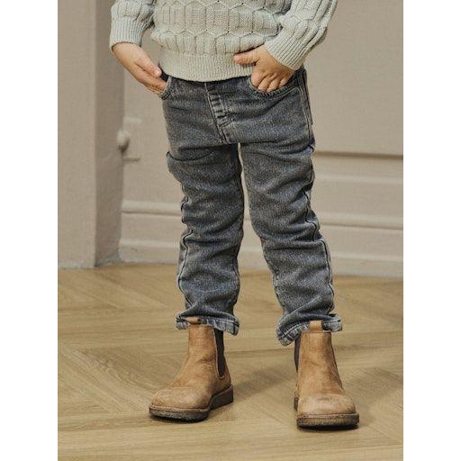 Jeans Regular Fit – Medium Gray Denim l Lil’ Atelier