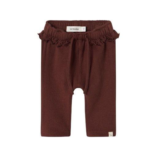 Loose Fit Hose – aus Bio-Baumwolle, mit Rüschen & verstellbarem Bund - LIl` Atelier