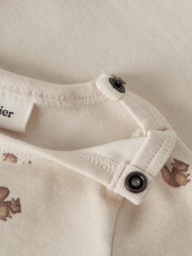 Lil’ Atelier BABY Langarm Body – Turtledove Squirrel - 3
