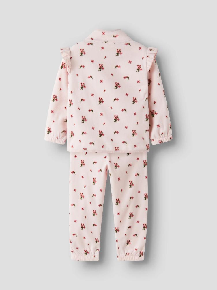 Lil’ Atelier Fleece Set – Hushed Violet Flowers - 5